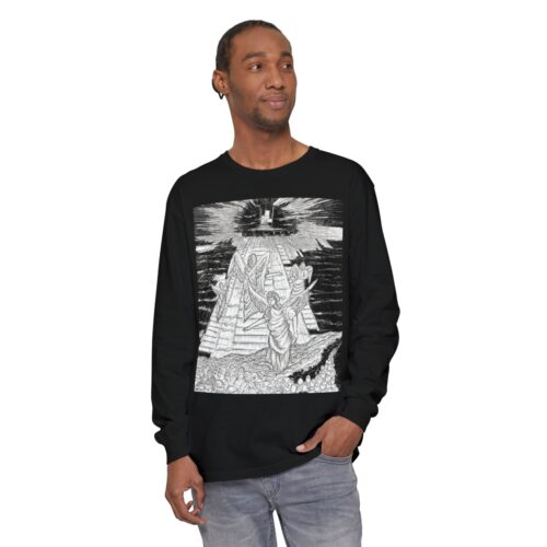 Celestial Ascent: Guiding Light, Long Sleeve T-Shirt,The Angels Are Watching, Angels, Shine On Me, Holy Art - Image 27