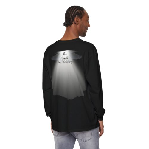 Celestial Ascent: Guiding Light, Long Sleeve T-Shirt,The Angels Are Watching, Angels, Shine On Me, Holy Art - Image 28