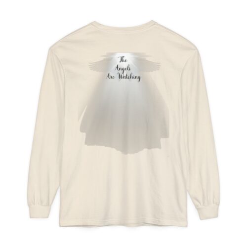 Celestial Ascent: Guiding Light, Long Sleeve T-Shirt,The Angels Are Watching, Angels, Shine On Me, Holy Art - Image 14