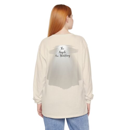 Celestial Ascent: Guiding Light, Long Sleeve T-Shirt,The Angels Are Watching, Angels, Shine On Me, Holy Art - Image 18