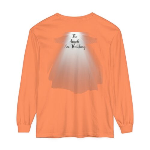 Celestial Ascent: Guiding Light, Long Sleeve T-Shirt,The Angels Are Watching, Angels, Shine On Me, Holy Art - Image 8