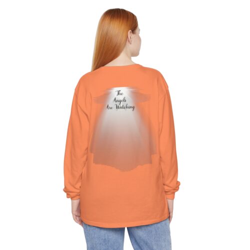 Celestial Ascent: Guiding Light, Long Sleeve T-Shirt,The Angels Are Watching, Angels, Shine On Me, Holy Art - Image 12