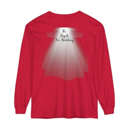 Celestial Ascent: Guiding Light, Long Sleeve T-Shirt,The Angels Are Watching, Angels, Shine On Me, Holy Art - Image 32