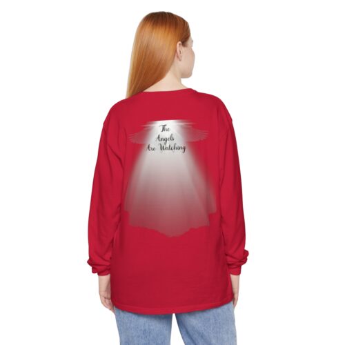 Celestial Ascent: Guiding Light, Long Sleeve T-Shirt,The Angels Are Watching, Angels, Shine On Me, Holy Art - Image 36
