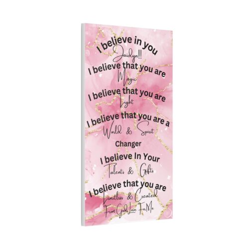 🌟 "Believe in Magic" Personalized Inspirational Canvas Art 🌟 - Image 2