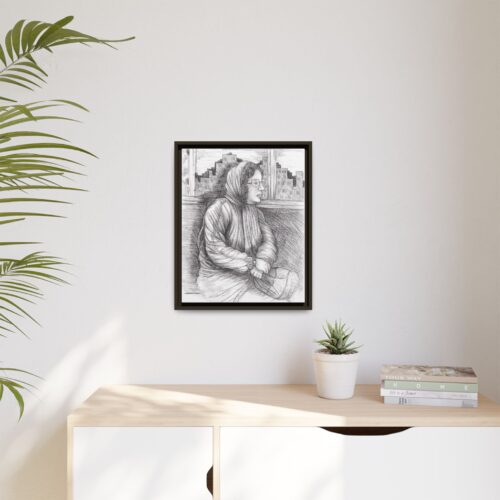 Downtown Glimpse Framed Canvas – 1 Stunning Tribute to NYC Life - Image 6