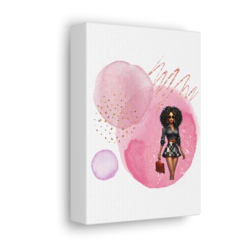 Curvy Confidence Canvas – 1 Bold & Beautiful Black Woman Art Print for Glam Empowerment - Image 10