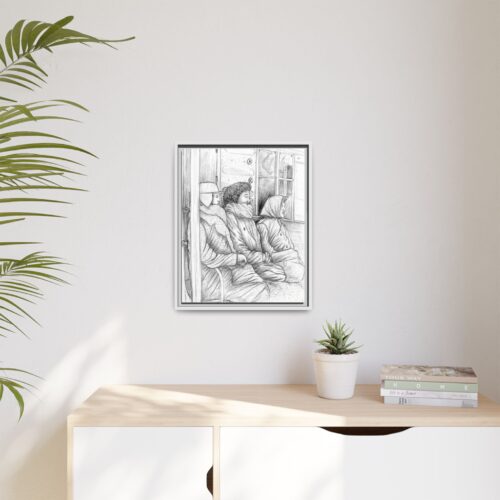 Winter Commute Framed Canvas #1 –  Powerful Portrait of NYC Unity - Image 9