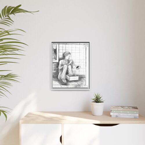 Subway Serenade Framed Canvas – 1 Powerful Sketch from Howard Goodley’s Collection - Image 9