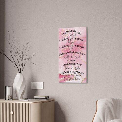 🌟 "Believe in Magic" Personalized Inspirational Canvas Art 🌟 - Image 4