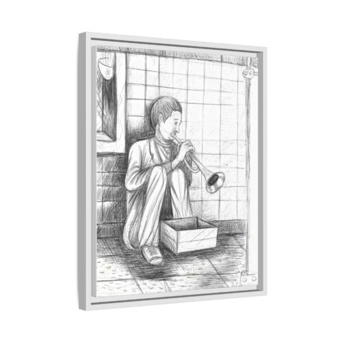 Subway Serenade Framed Canvas – 1 Powerful Sketch from Howard Goodley’s Collection - Image 8