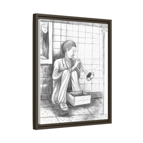 Subway Serenade Framed Canvas – 1 Powerful Sketch from Howard Goodley’s Collection - Image 5