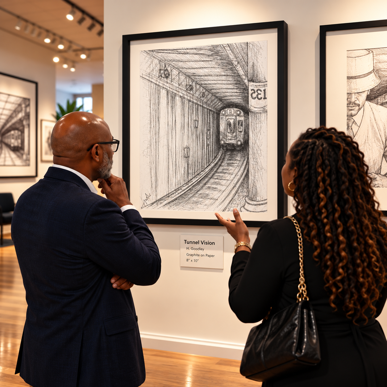 Tunnel Vision Framed Canvas | Howard Goodley - Image 4