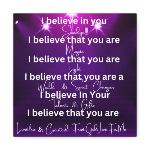 Personalized Inspirational Canvas – #1 Uplifting Gift to Encourage & Empower - Image 5