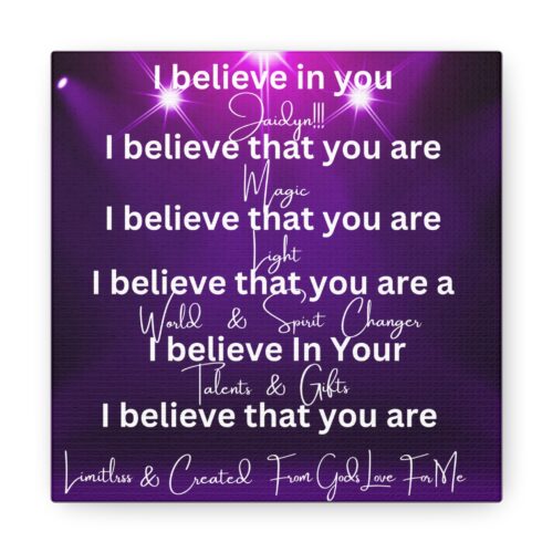 Personalized Inspirational Canvas – #1 Uplifting Gift to Encourage & Empower - Image 17
