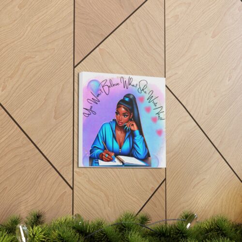 Journaling Canvas Wall Art