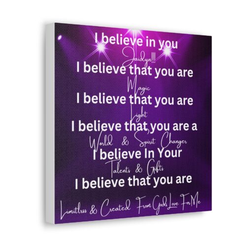 Personalized Inspirational Canvas – #1 Uplifting Gift to Encourage & Empower - Image 6