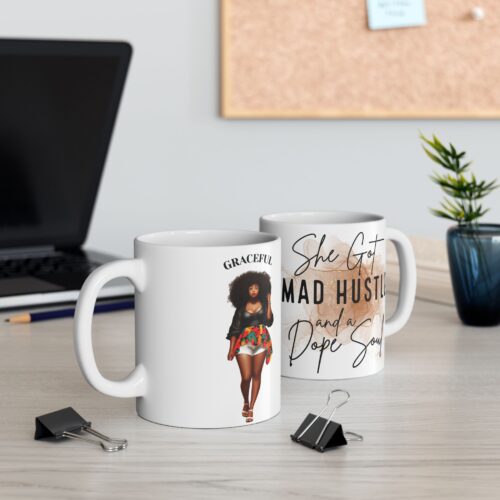 empowering black women mug