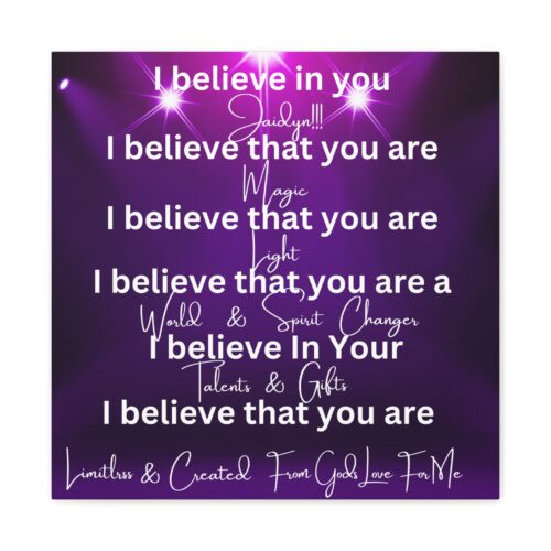 Personalized Inspirational Canvas – #1 Uplifting Gift to Encourage & Empower - Image 21