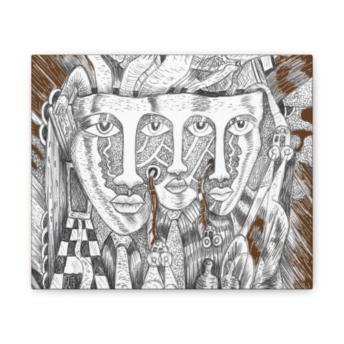 expressive faces canvas