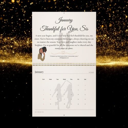 Sisters 026 wall calendar