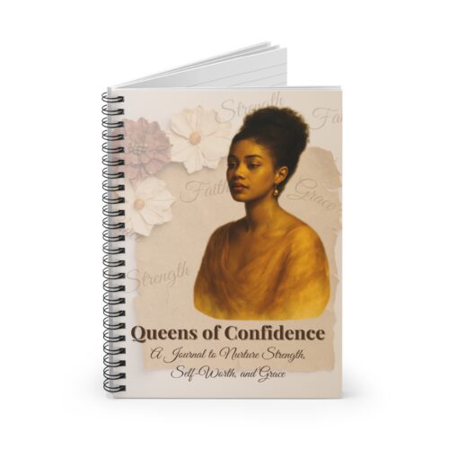 Queens of Confidence Journal cover – Christian-inspired writing journal for women