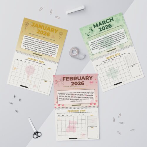 Cousin Chronicles 2026 Wall Calendar