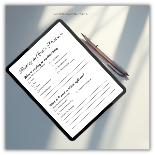 Guided Prayer Journal – Digital PDF