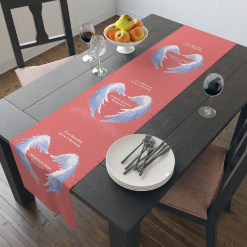 Angels At Rest Angel Wings Table Runner (Polyester)