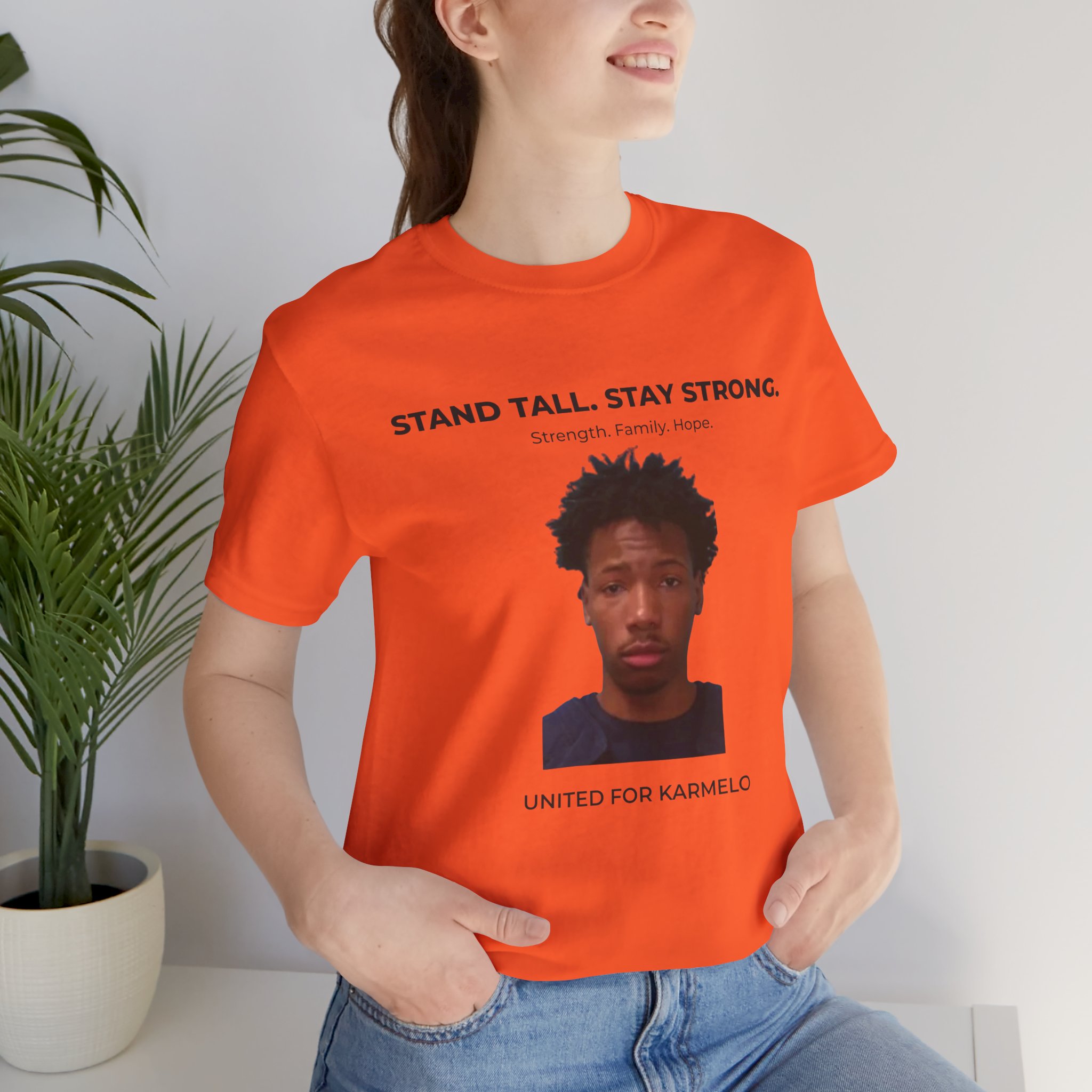 Stand Tall. Stay Strong. | Free Karmelo Fundraiser T-Shirt - Image 6