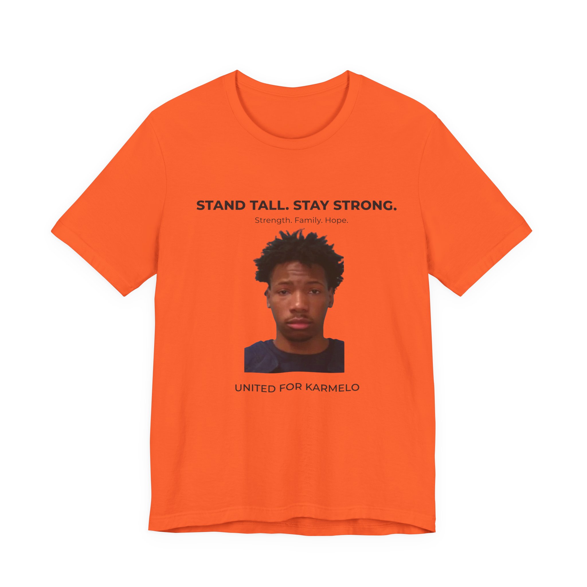 Stand Tall. Stay Strong. | Free Karmelo Fundraiser T-Shirt - Image 4