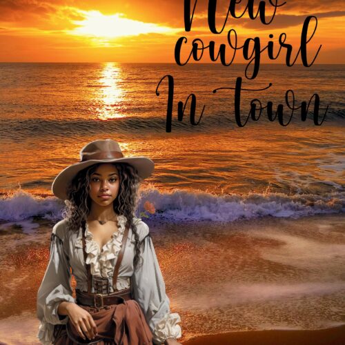 New Cowgirl in Town Printable Wall Art | Black Cowgirl Western Digital Download