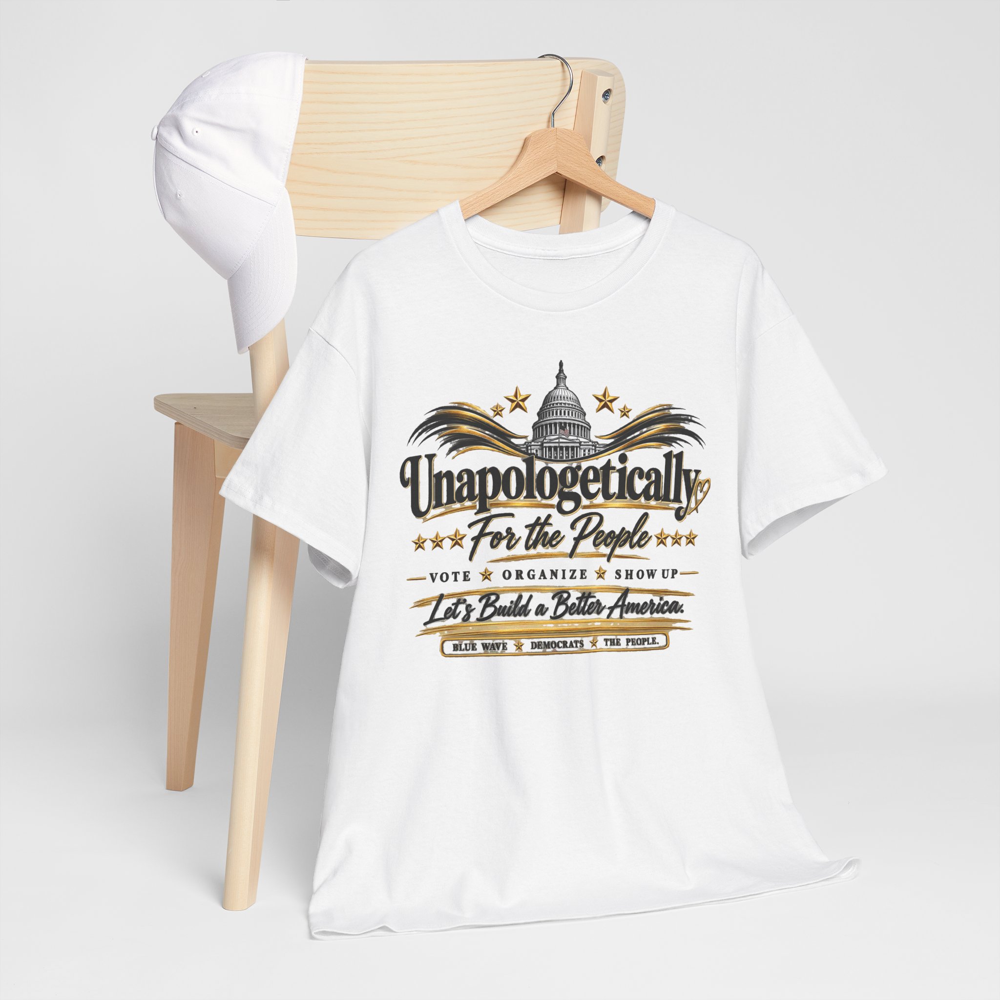 Unapologetically for the People T-Shirt – Minimalist Political Statement Tee - Image 18