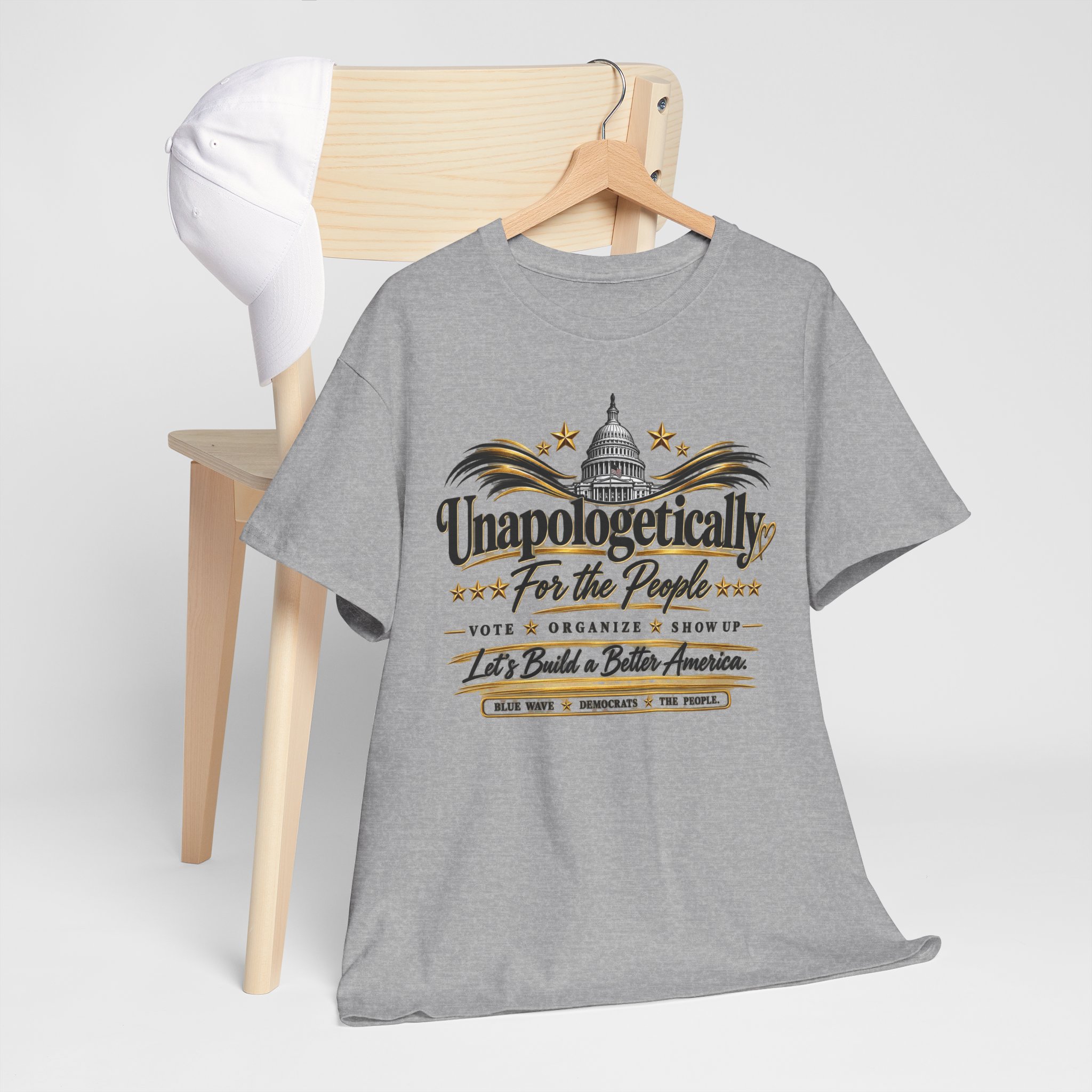 Unapologetically for the People T-Shirt – Minimalist Political Statement Tee - Image 5