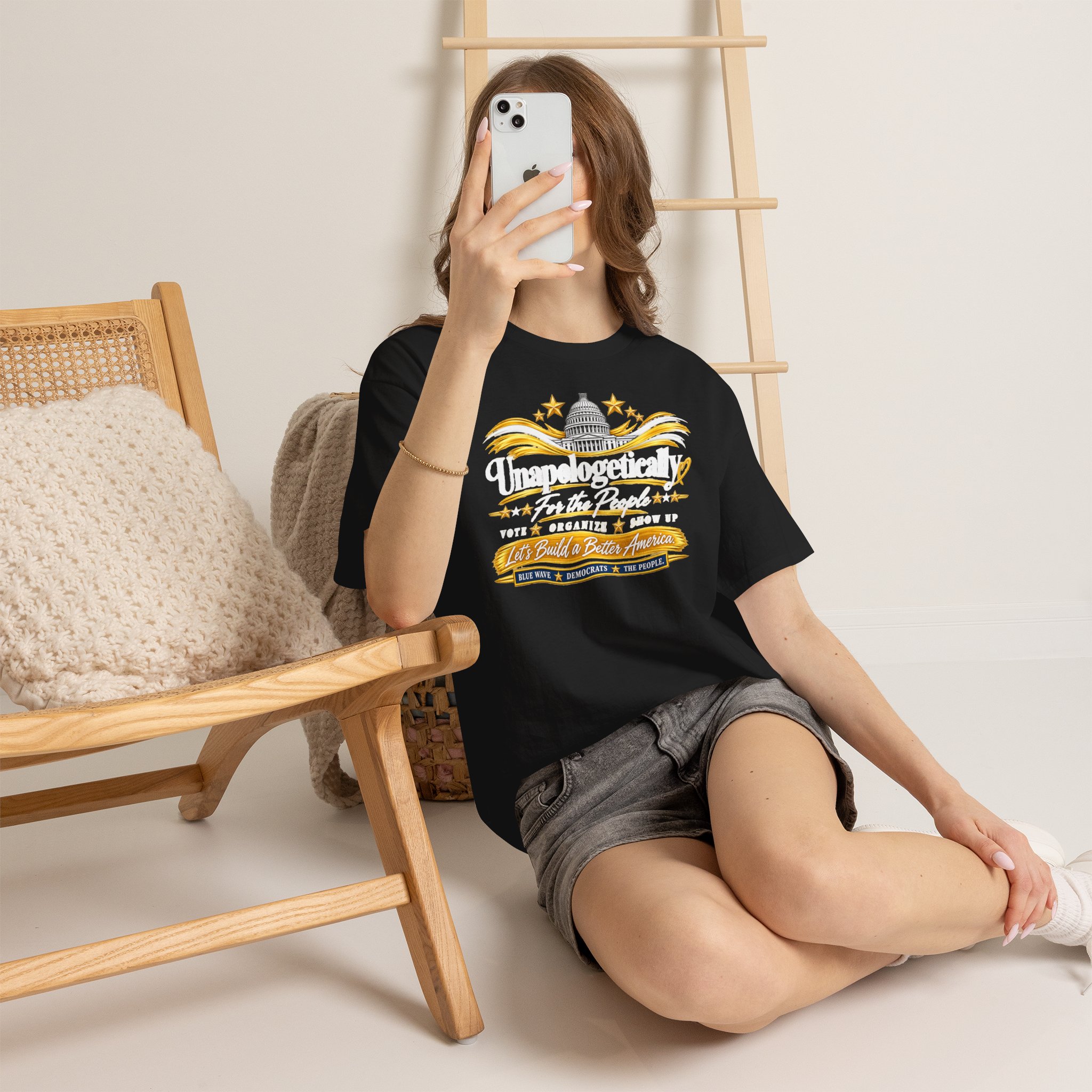Unapologetically for the People T-Shirt – Minimalist Political Statement Tee - Image 10