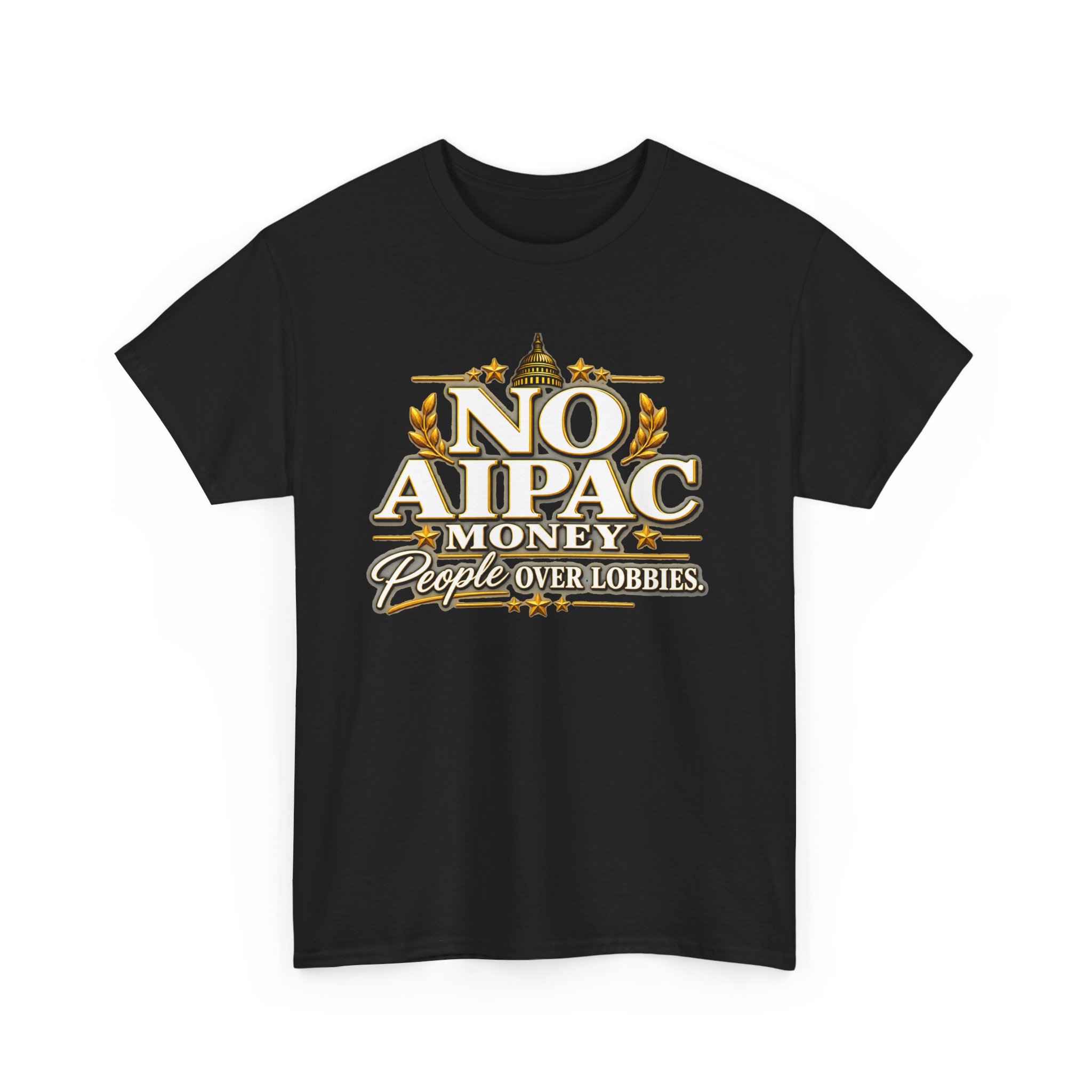 No AIPAC Money T-Shirt – People Over Lobbies - Image 2