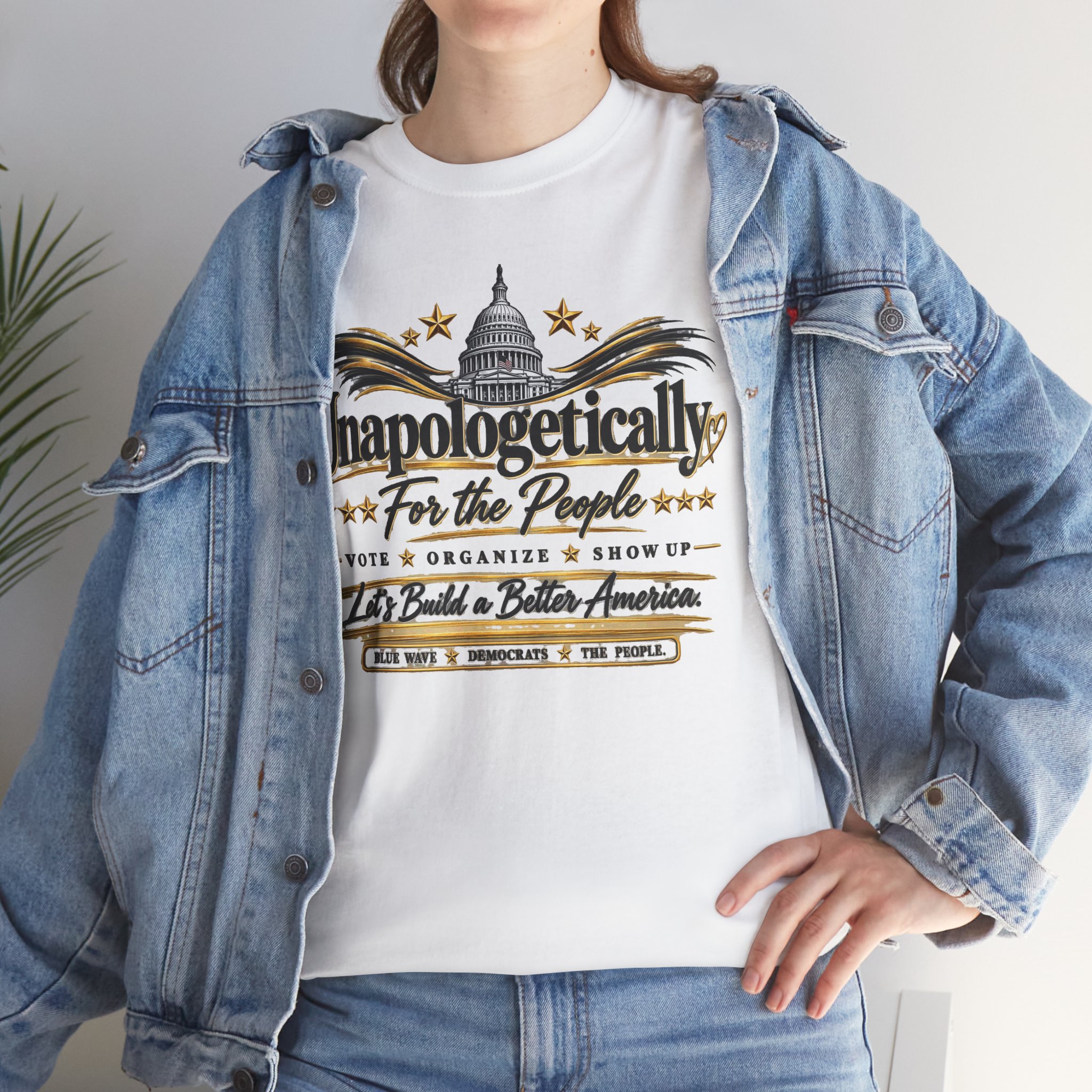 Unapologetically for the People T-Shirt – Minimalist Political Statement Tee - Image 19