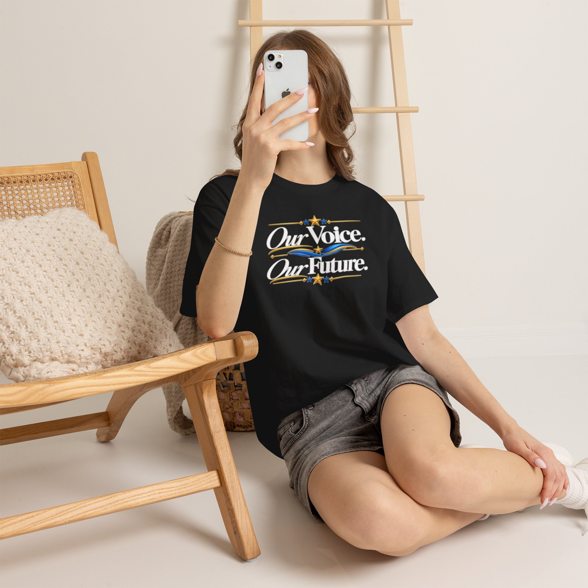Our Voice Our Future T-Shirt – Civic Statement Tee - Image 4