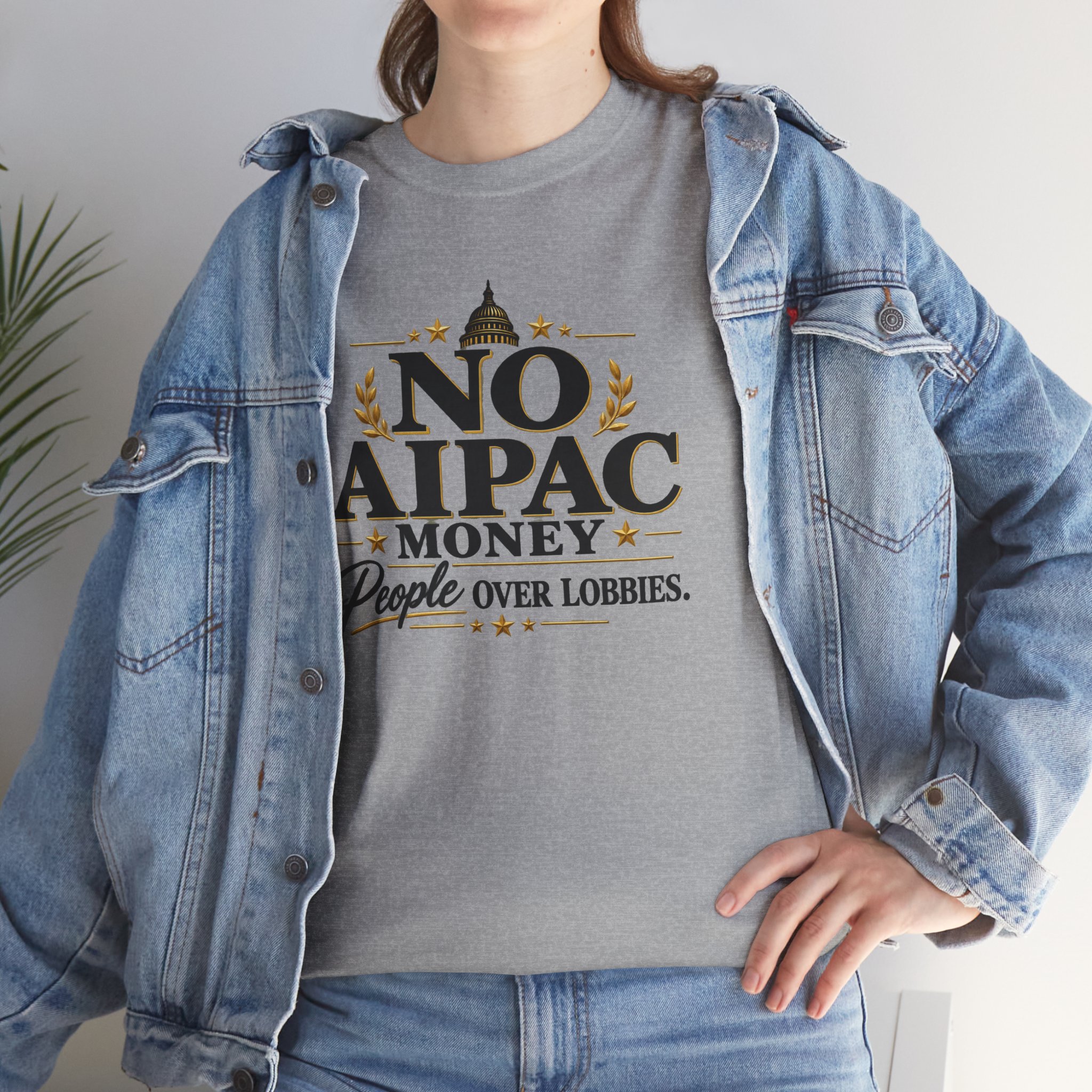No AIPAC Money T-Shirt – People Over Lobbies - Image 12