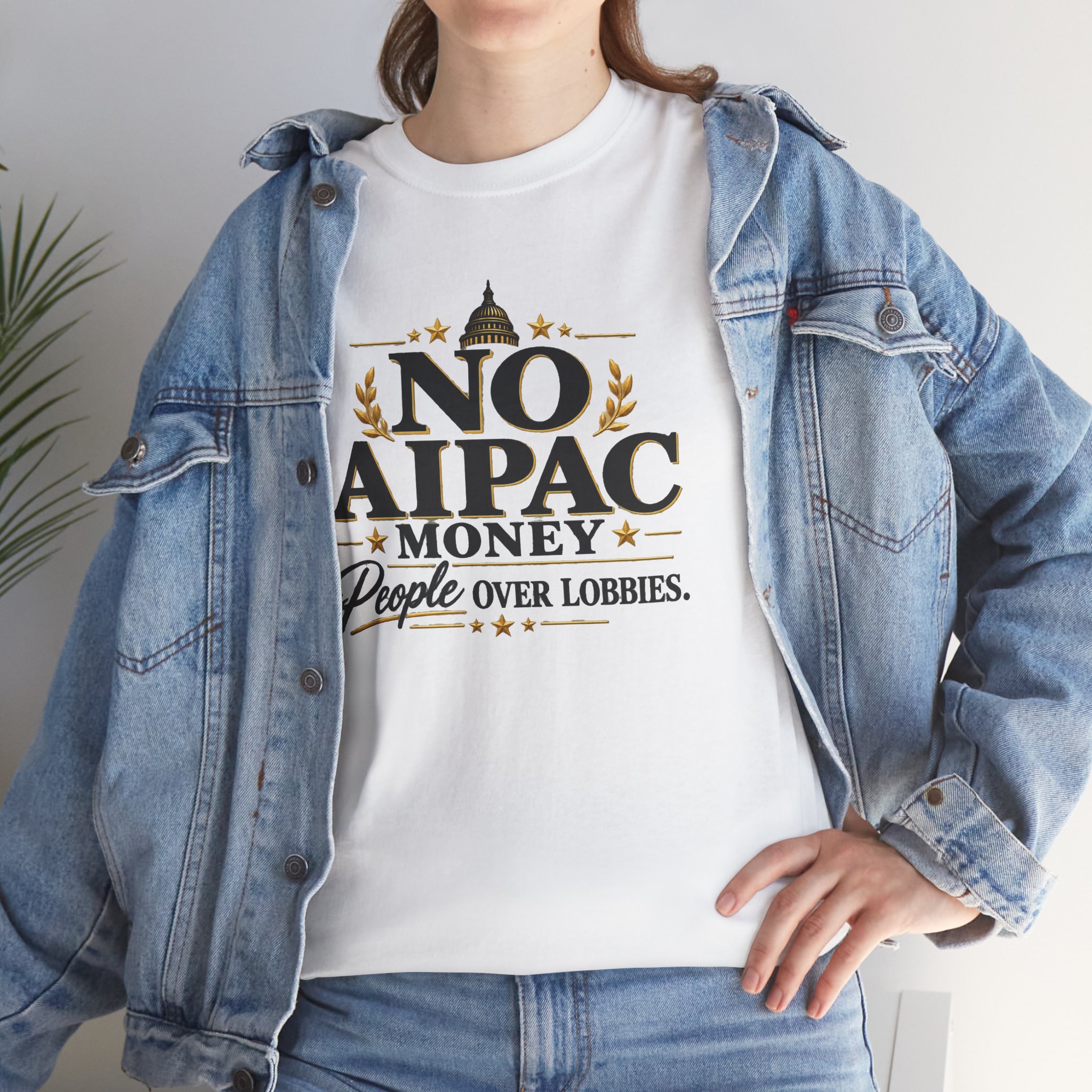 No AIPAC Money T-Shirt – People Over Lobbies - Image 18