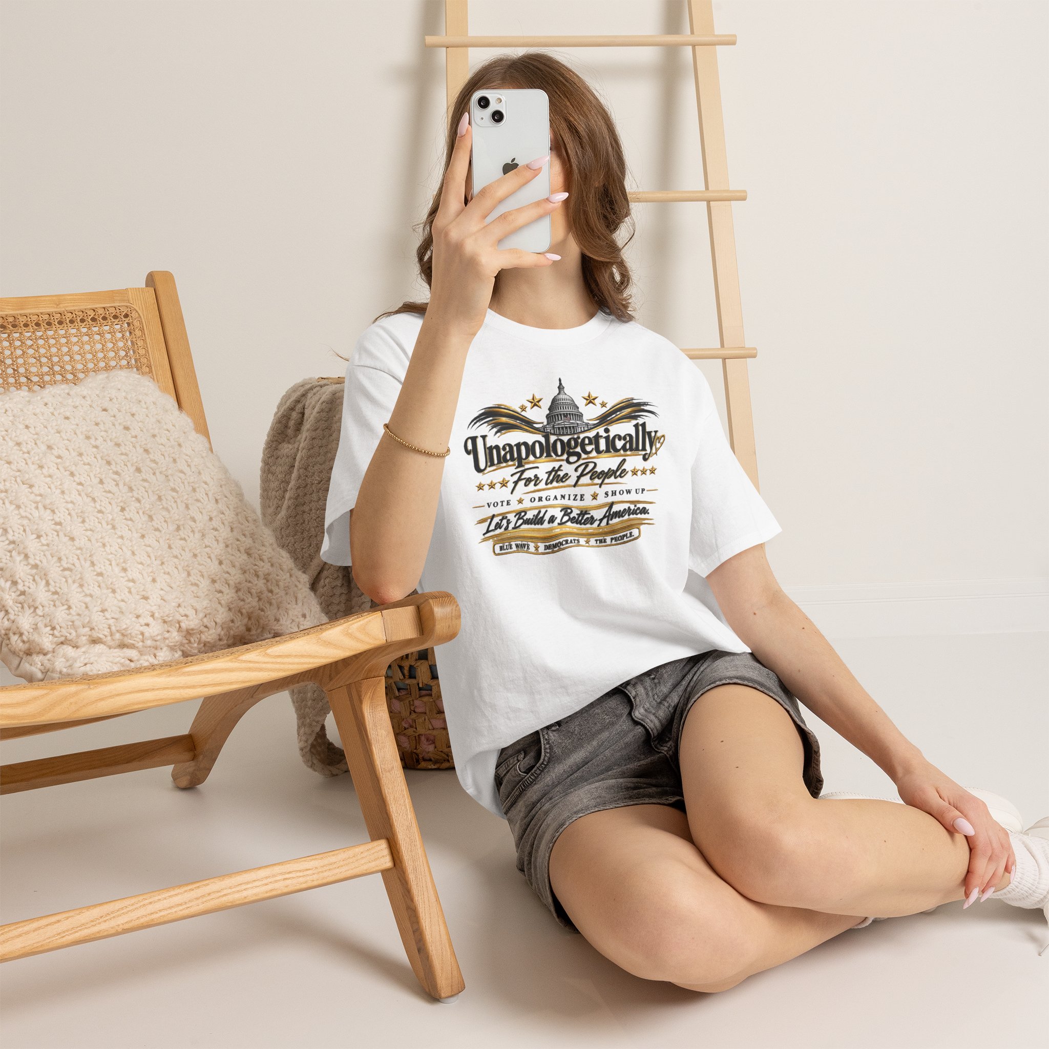 Unapologetically for the People T-Shirt – Minimalist Political Statement Tee - Image 17