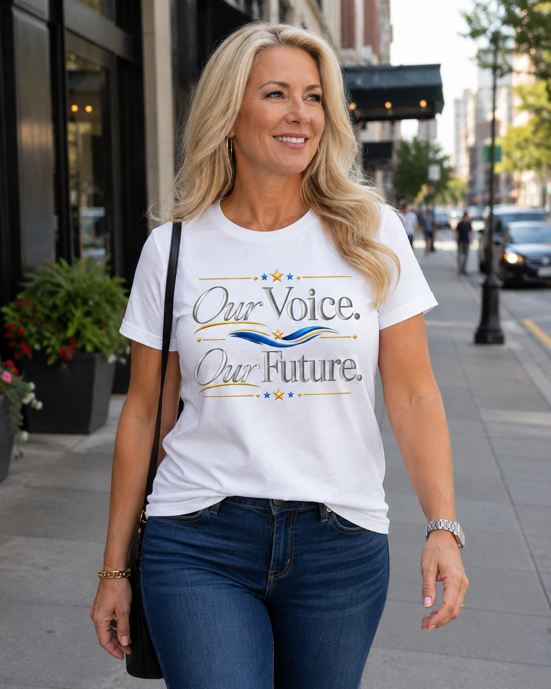 Our Voice Our Future T-Shirt – Civic Statement Tee - Image 12