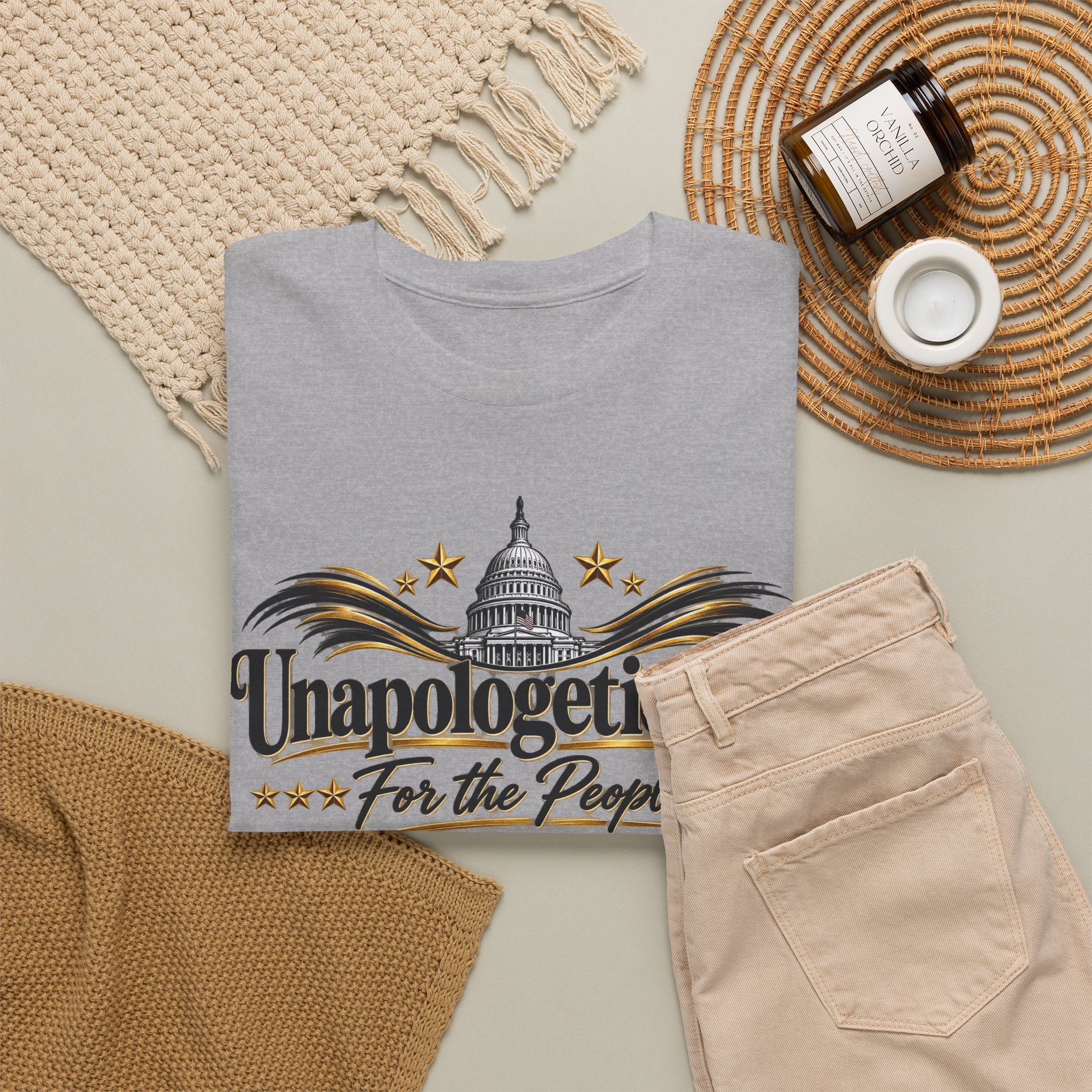 Unapologetically for the People T-Shirt – Minimalist Political Statement Tee - Image 3