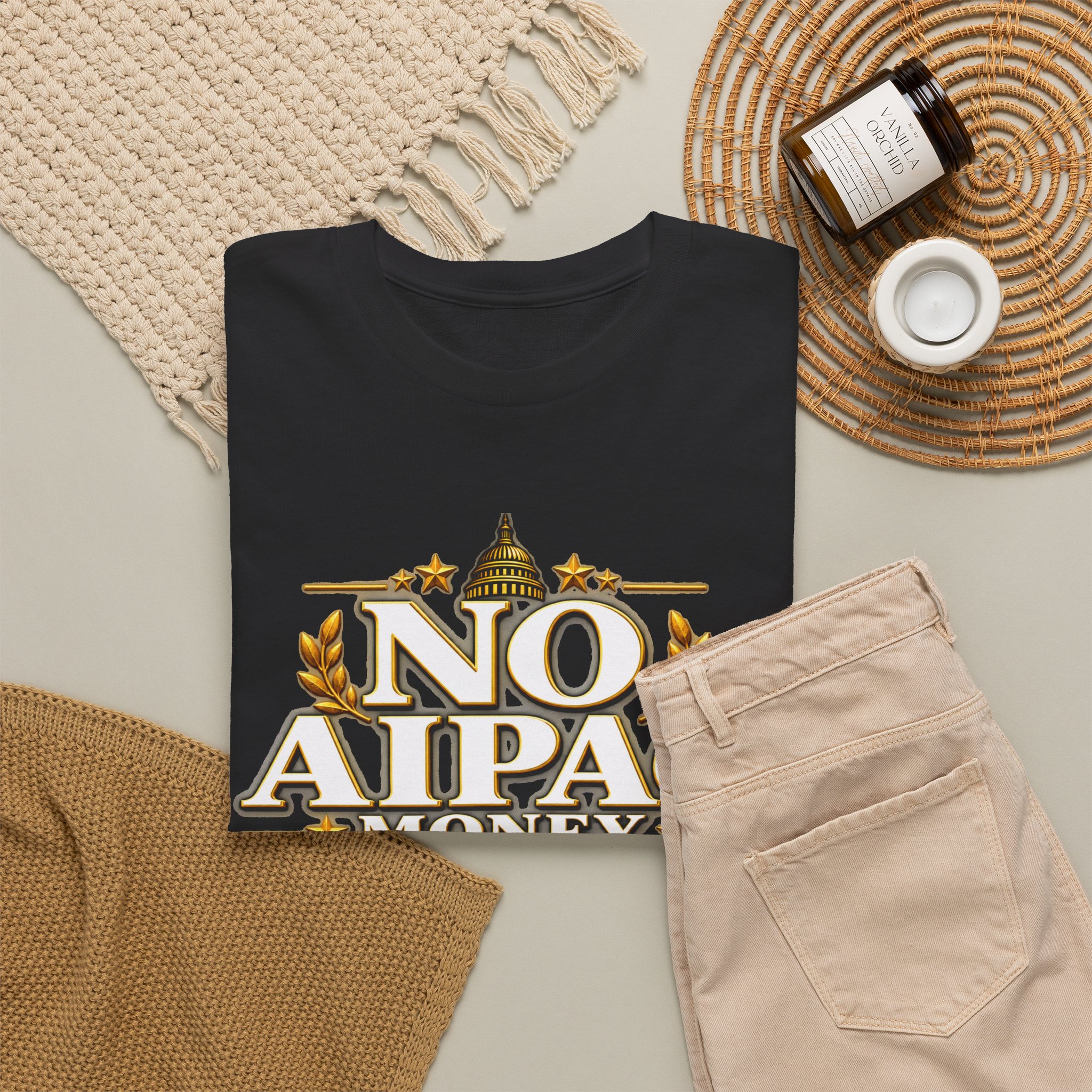 No AIPAC Money T-Shirt – People Over Lobbies - Image 3