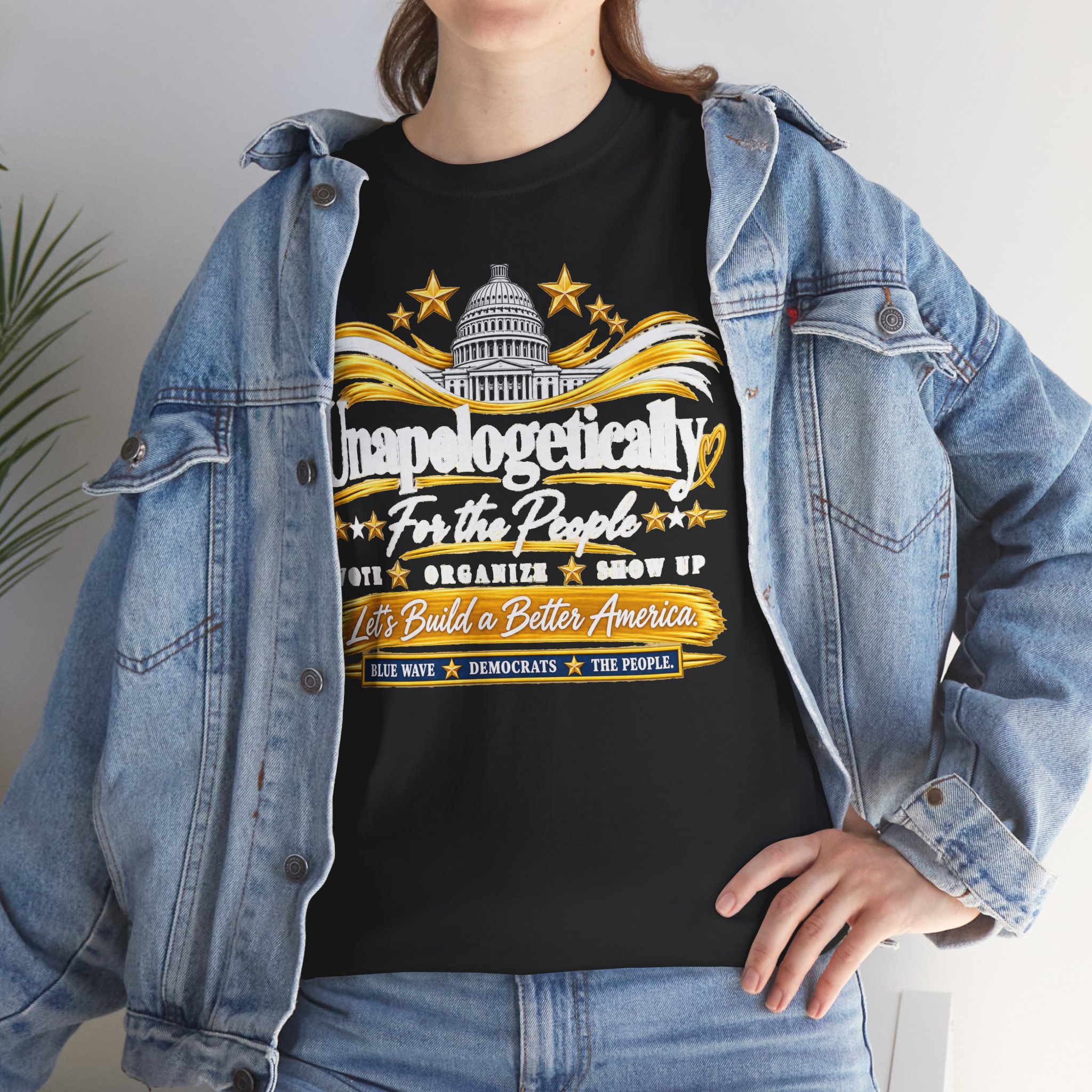 Unapologetically for the People T-Shirt – Minimalist Political Statement Tee - Image 12
