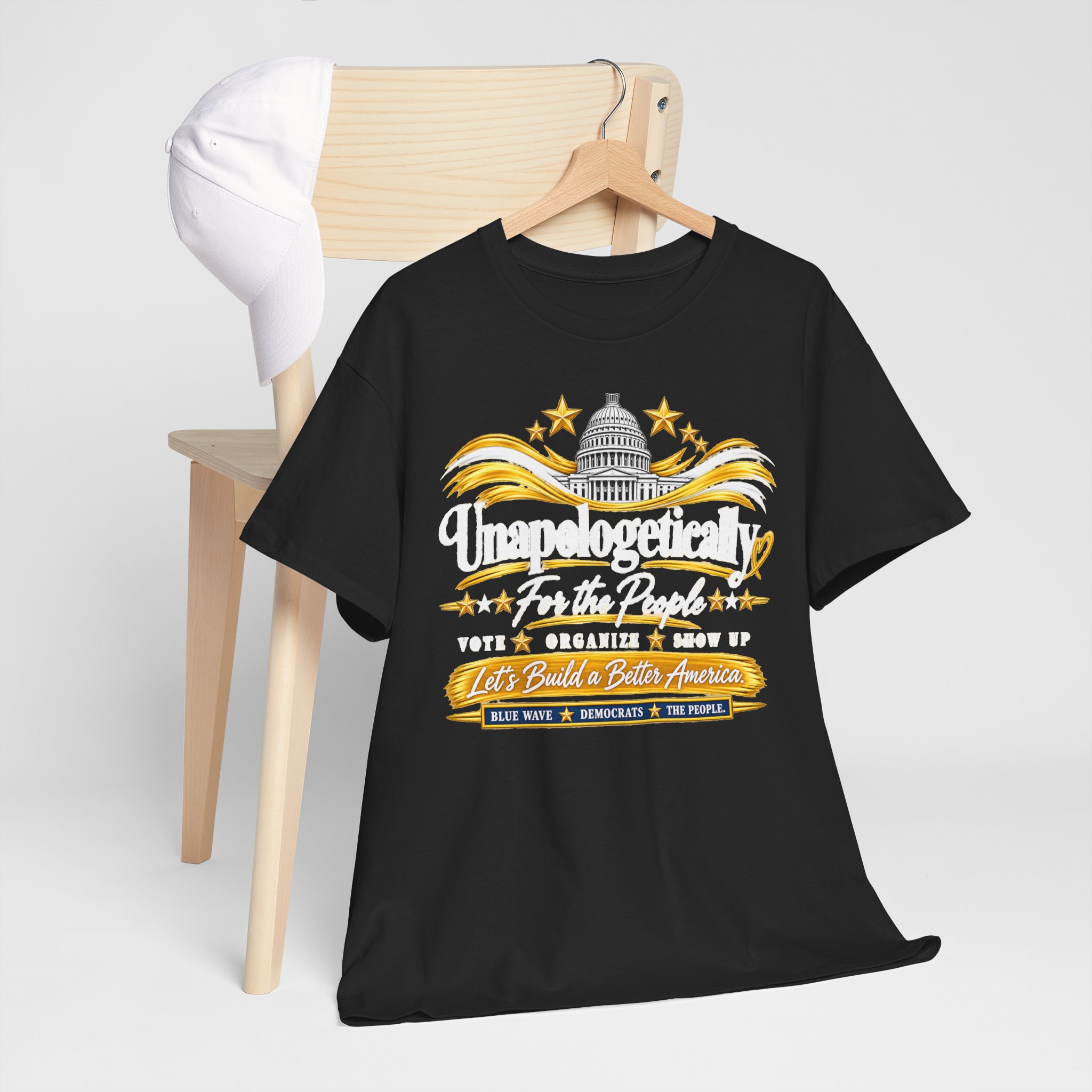 Unapologetically for the People T-Shirt – Minimalist Political Statement Tee - Image 11