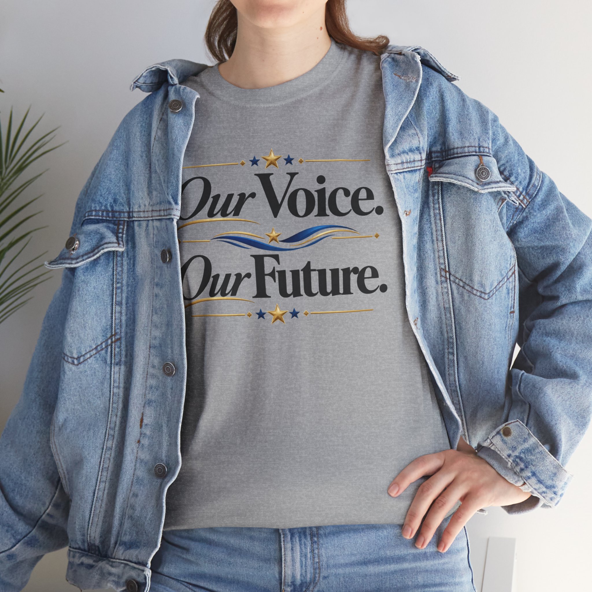Our Voice Our Future T-Shirt – Civic Statement Tee - Image 11