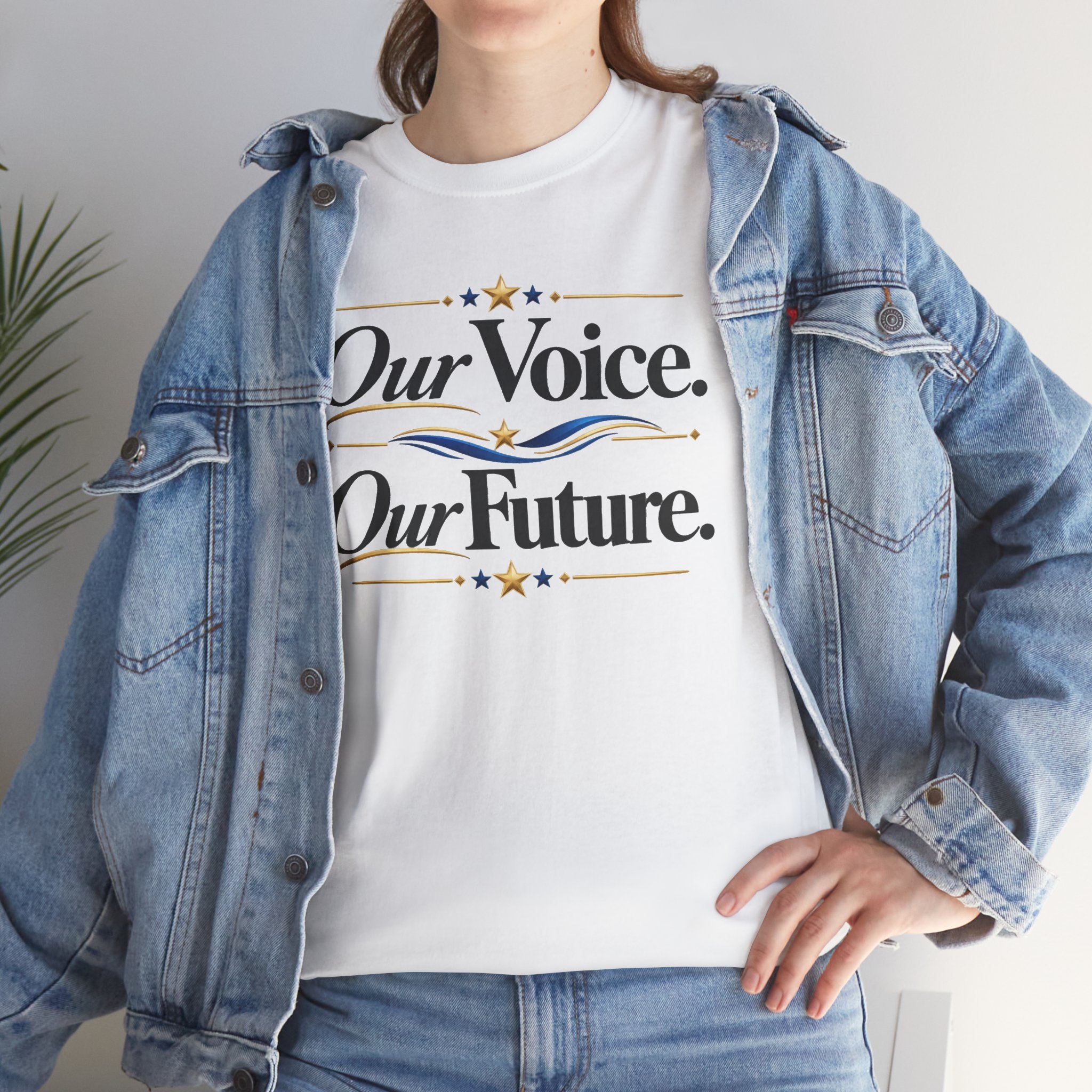 Our Voice Our Future T-Shirt – Civic Statement Tee - Image 17