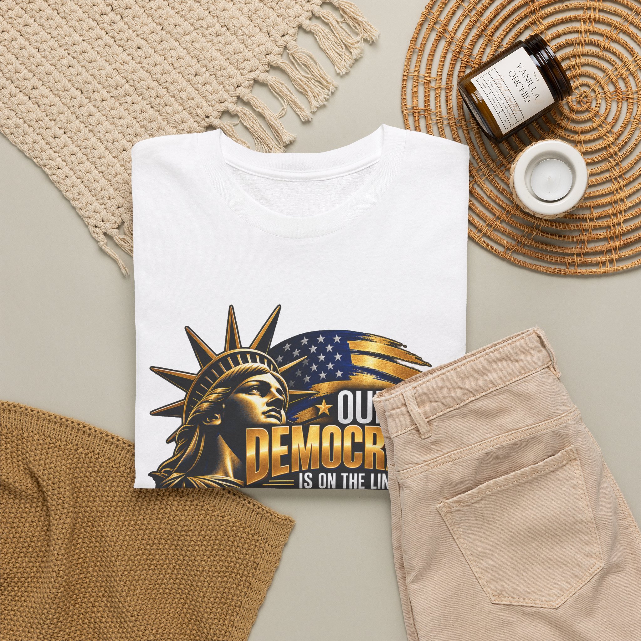 Our Democracy Is on the Line T-Shirt – Every Vote Counts - Image 11