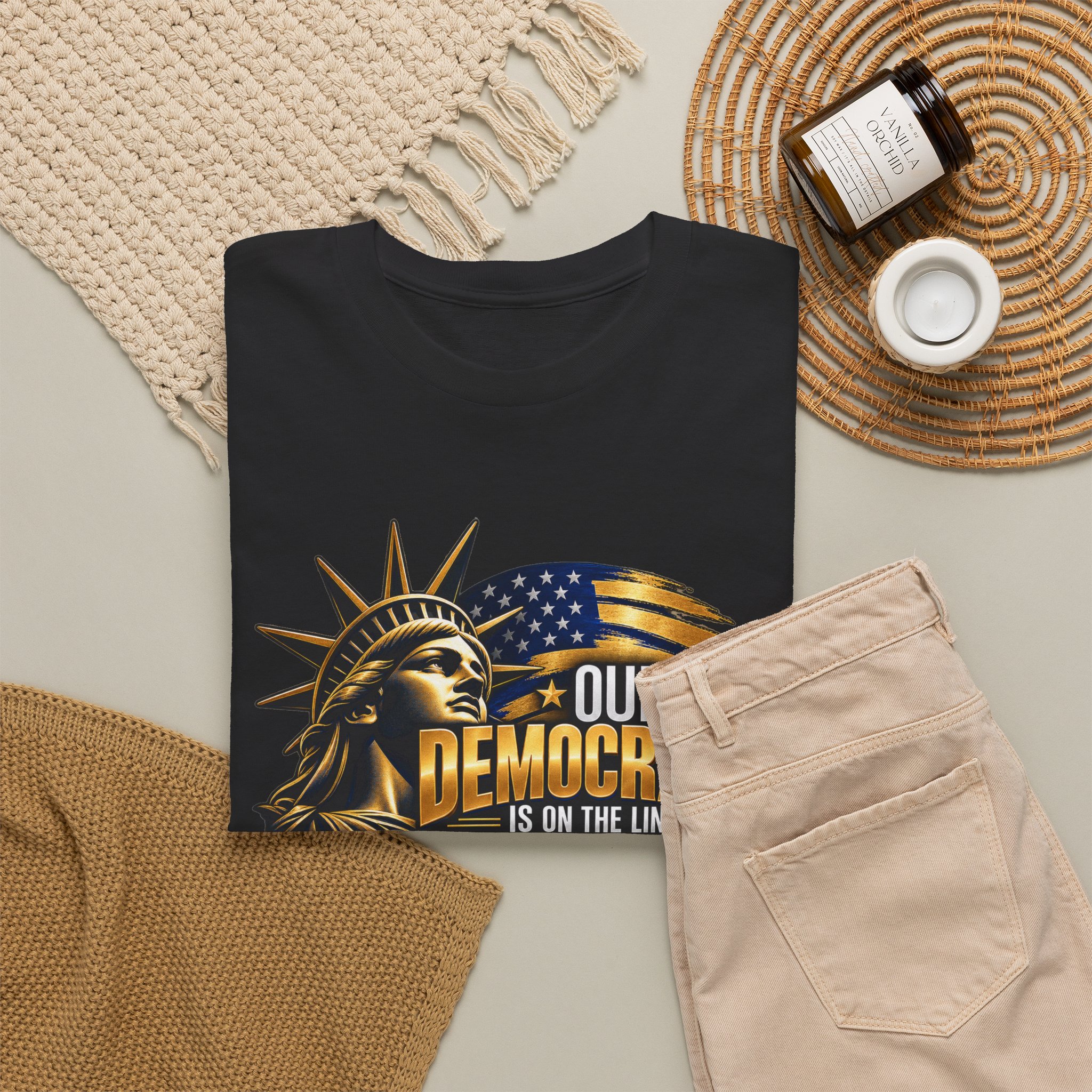 Our Democracy Is on the Line T-Shirt – Every Vote Counts - Image 17